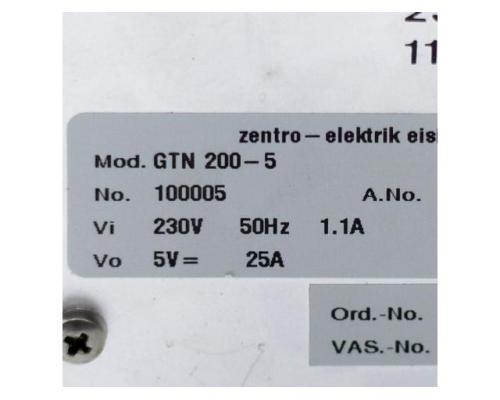 Netzteil GTN 200-5 GTN 200-5 - Bild 2