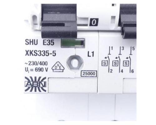 SHU-Schalter für Sammelschinemontage XKS335-5 - Bild 2