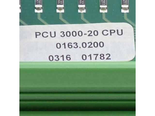 PC BOARD PCU 3000-20 CPU 0163.0200 - 2