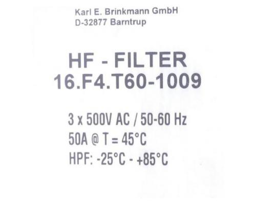 HF-Filter 16.F4.T60-1009 - Bild 2