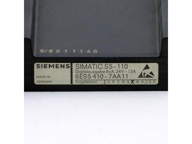 Digitalausgabe Simatic S5-110 6ES5 410-7AA11 - 2