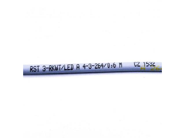 Sensorkabel RST 3-RKWT/LED A4-3-264/0,6 M - 2