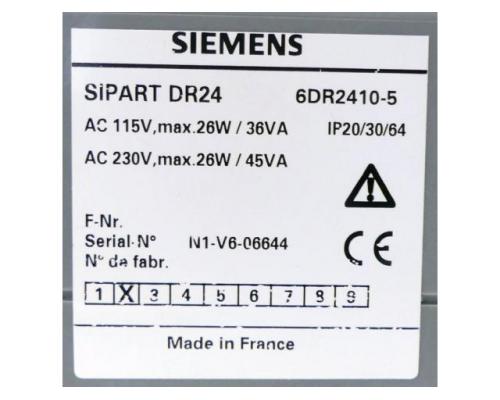 Steuerung Sipart DR24 6DR2410-05 - Bild 2