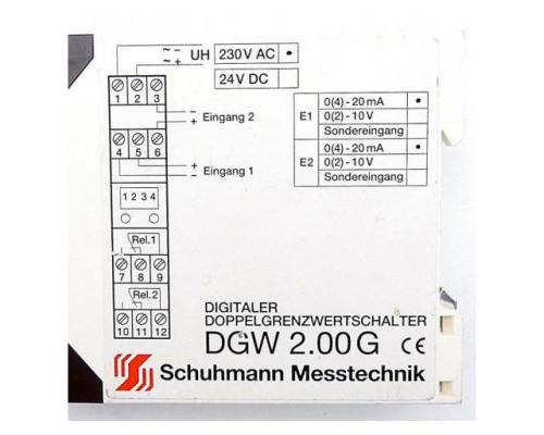 Doppelgrenzwertschalter DGW 2.00 G - Bild 2