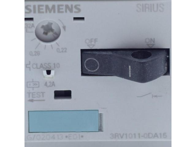 Leistungsschalter 3RV1011-0DA15 - 2