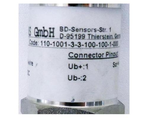 Druckmessumformer DMP 331 110-1001-3-3-100-100-1-0 - Bild 2
