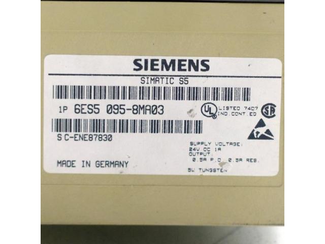 Simatic S5 Kompaktgerät 6ES5 095-8MA03 - 2