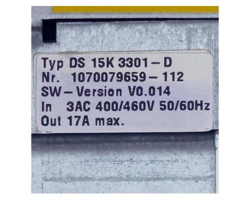 Servo Verstärker DS 15K 3301-D 1070079659-112 - Bild 2