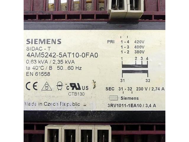 Sidac - T Transformator 4AM5242-5AT10-0FA0 - 2