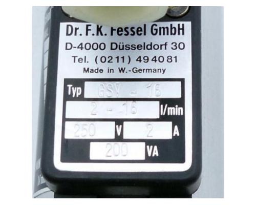 Durchflussmesser GSV-16 - Bild 2