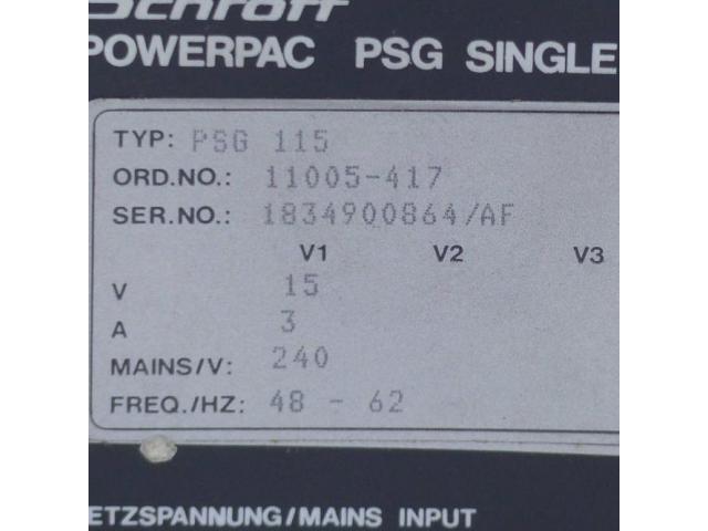 Netzgerät PSG 115 PSG 115 - 2