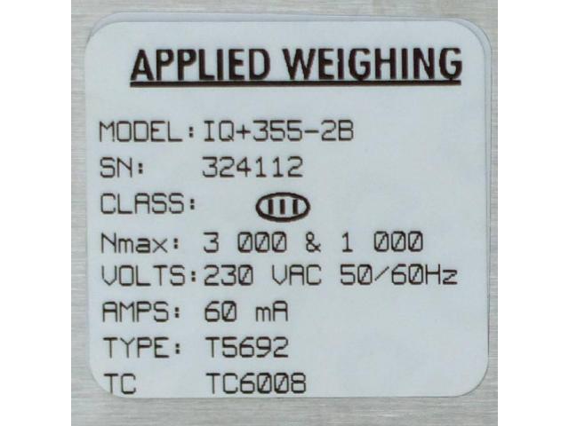 Digitale GewichtsanzeigeTASK355  IQ+355-2B - 2