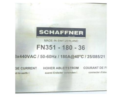 Universeller 3-Phasen EMV-Filter FN351-180-36 FN35 - Bild 2