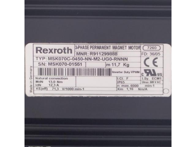 3 Phasen Permanent Magnet Motor MSK070C-0450-NN-M2 - 2