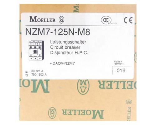 Leistungsschalter NZM7-125N-M8 - Bild 2