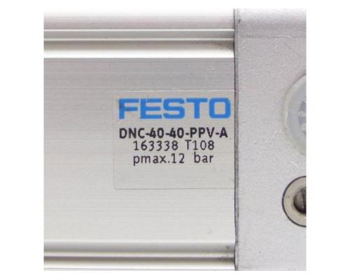 FESTO Kompaktzylinder DNC-40-40-PPV-A 163338 - Bild 2