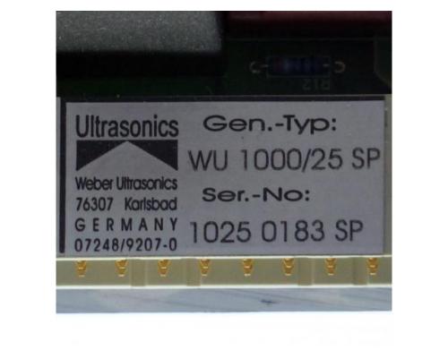 Ultraschall Modulgenerator WU 1000 SP WU 1000 SP - Bild 2