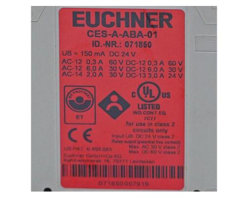 Safety Switch Auswertegerät CES-A-ABA-01 071850 - Bild 2