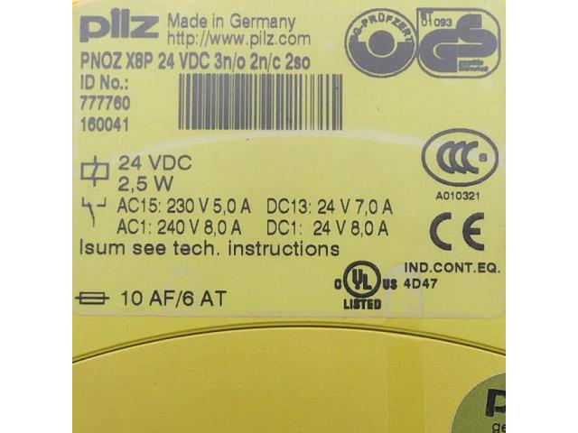 PNOZ X8P Sicherheitsschaltgerät 777760 - 2