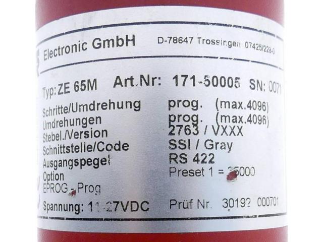 Drehgeber ZE 65M 171-50005 - 2