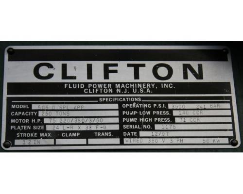 CLIFTON Hydraulische - Viersäulenpresse 505 D SPL APP - Bild 6