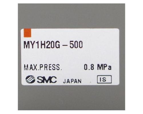 Kolbenstangenloser Bandzylinder MY1H20G-500 - Bild 2