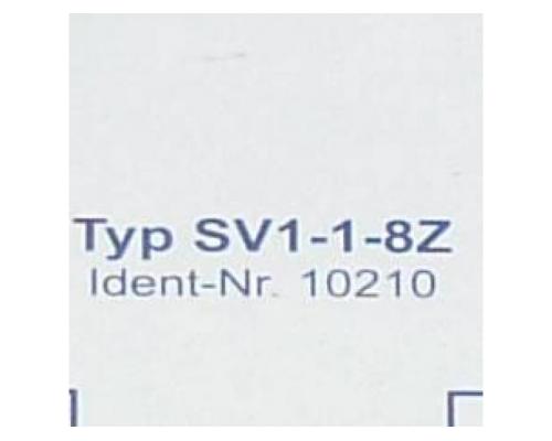 Steuergerät SV1-1-8Z - Bild 2