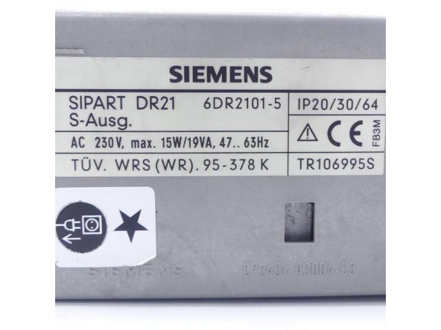 Kompaktregler SIPART DR21 6DR2101-5 - 2