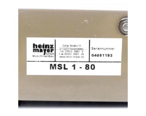 Lineareinheit MSL 1-80 MSL 1-80 - Bild 2