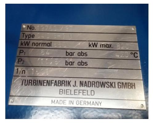 Nadrowski Bielefeld Dampfturbine C4DS-GVI - Bild 6