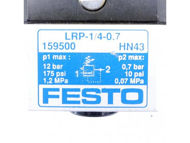 Präzisions-Druckregelventil LRP-1/4-0,7 159500 - 2