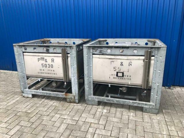 IBC Edelstahl Behälter Transportbehälter Tank Container - 2