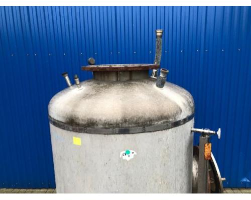 Edelstahlbehälter isoliert  Behälter Kessel Tank mit Heizschlange - Bild 6