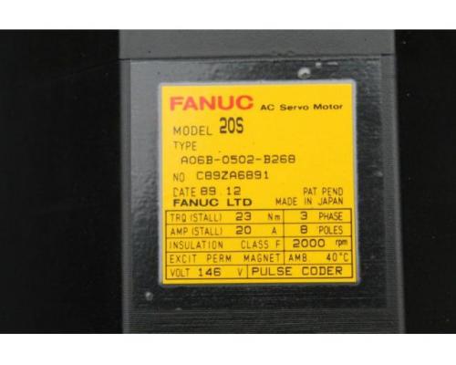 FANUC AC Servomotor 20S A06B-0502-B268 - Bild 6