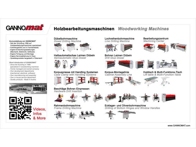 Rahmendübelbohrmaschine _ Universal-Massivholz-Bohrmaschine für den Rahmenbau _ GANNOMAT Mod 160 - 3