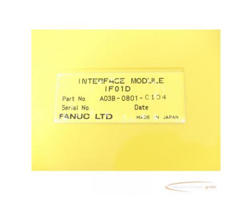 Fanuc A03B-0801-C104 Interface Module IF01D - Bild 2
