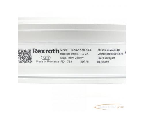 Rexroth 3 842 539 844 Doppelsteckdosenleiste mit Schalter ohne Befestigung - Bild 2