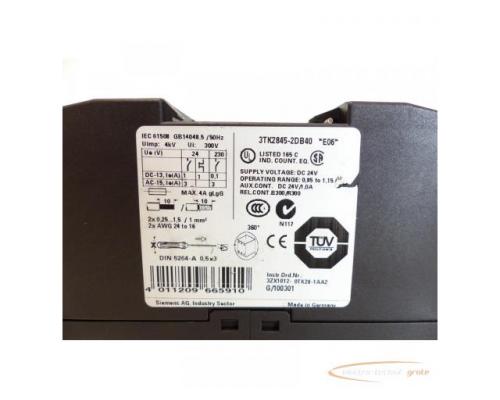 Siemens 3TK2845-2DB40 Sicherheitsschaltgerät E-Stand 06 SN:G/100301 - Bild 4