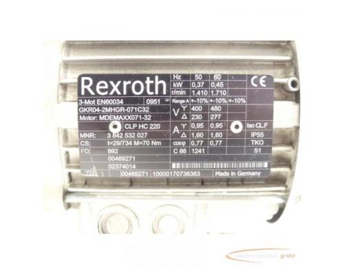 Rexroth MDEMAXX071-32 Motor + GKR04-2MHGR-071C32 Getriebe MNR: 3 842 532 027 - Bild 4