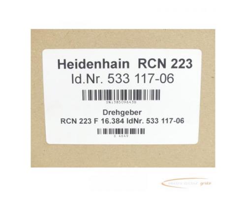 Heidenhain RCN 223 F 16.384 Id.Nr. 533 117-06 SN:38509643B - mit 6 Mon. Gwl! - - Bild 2
