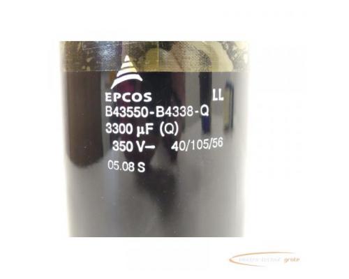 Epcos B43550-B4338-Q Kondensator 3300 µF Q 350V- 40/105/56 - Bild 2