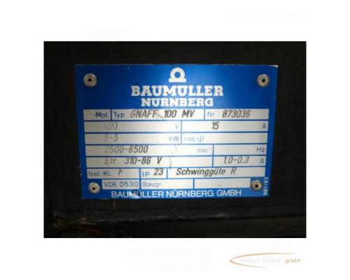 Baumüller GNAFF 100 MV Servomotor mit Lüfter SN:873036 - Bild 4