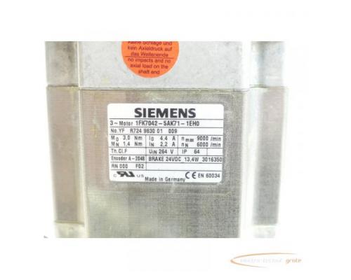 Siemens 1FK7042-5AK71-1EH0 Synchronservomotor YFR724983001009 - Bild 4