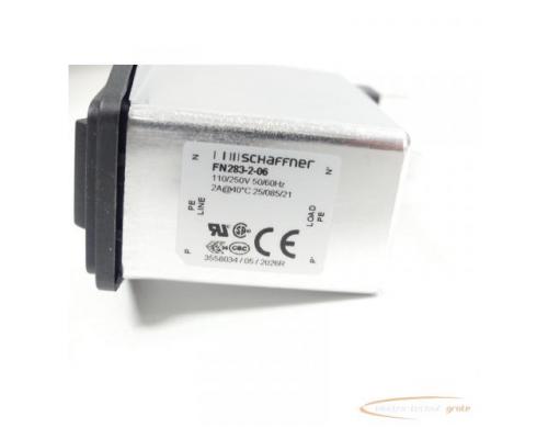 Schaffner FN283-2-06 Netzfilter mit Schalter 110/250V 2A - ungebraucht! - - Bild 2