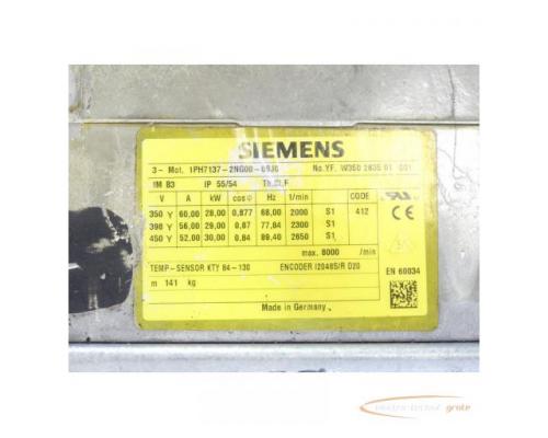 Siemens 1PH7137-2NG00-0BJ0 SN:YFW350263501001 - generalüberholt! - - Bild 4