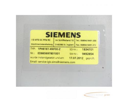 Siemens 1PH6161-4NF00 - Z SN:ED865697801001 - generalüberholt! - - Bild 4
