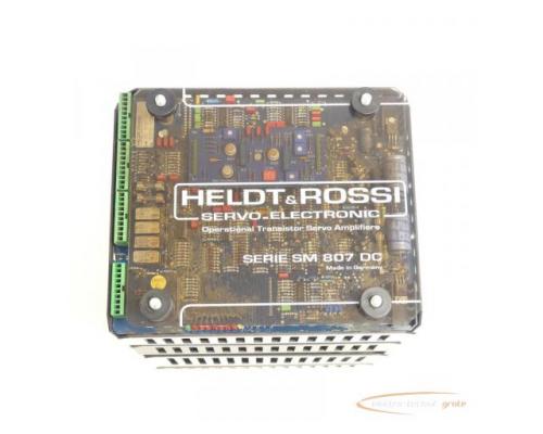 Heldt & Rossi 807N 1750-90 / Serie SM 807 DC Servoverstärker SN:DC98471511 - Bild 3