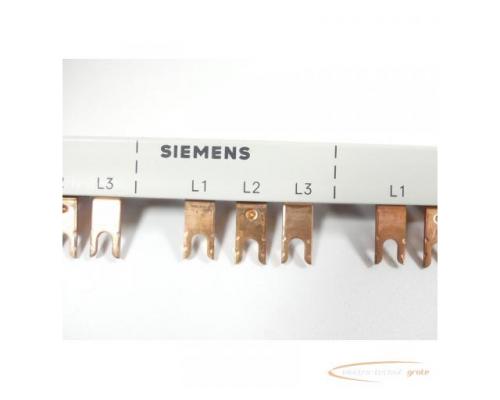 Siemens 3VU9135-1AA00 3-Phasen-Sammelschine für 5 Schalter 400V 63A - Bild 3