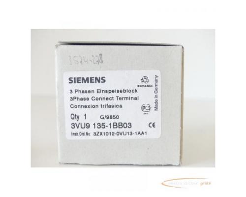 Siemens 3VU9135-1BB03 Einspeiseblock - ungebraucht! - - Bild 2