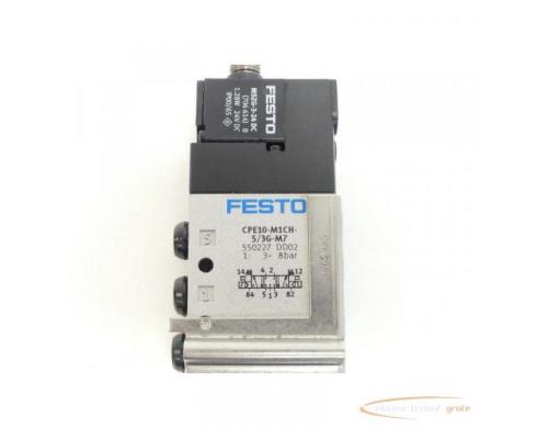 Festo CPE10-M1CH-5/3G-M7 Magnetventil 550227 / DD02 - Bild 4